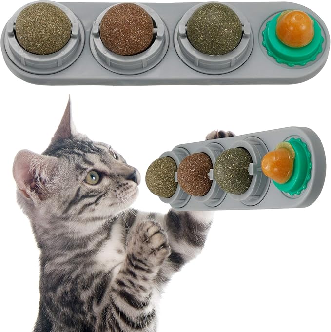 Chutoral Rotatable Licking Catnip Balls