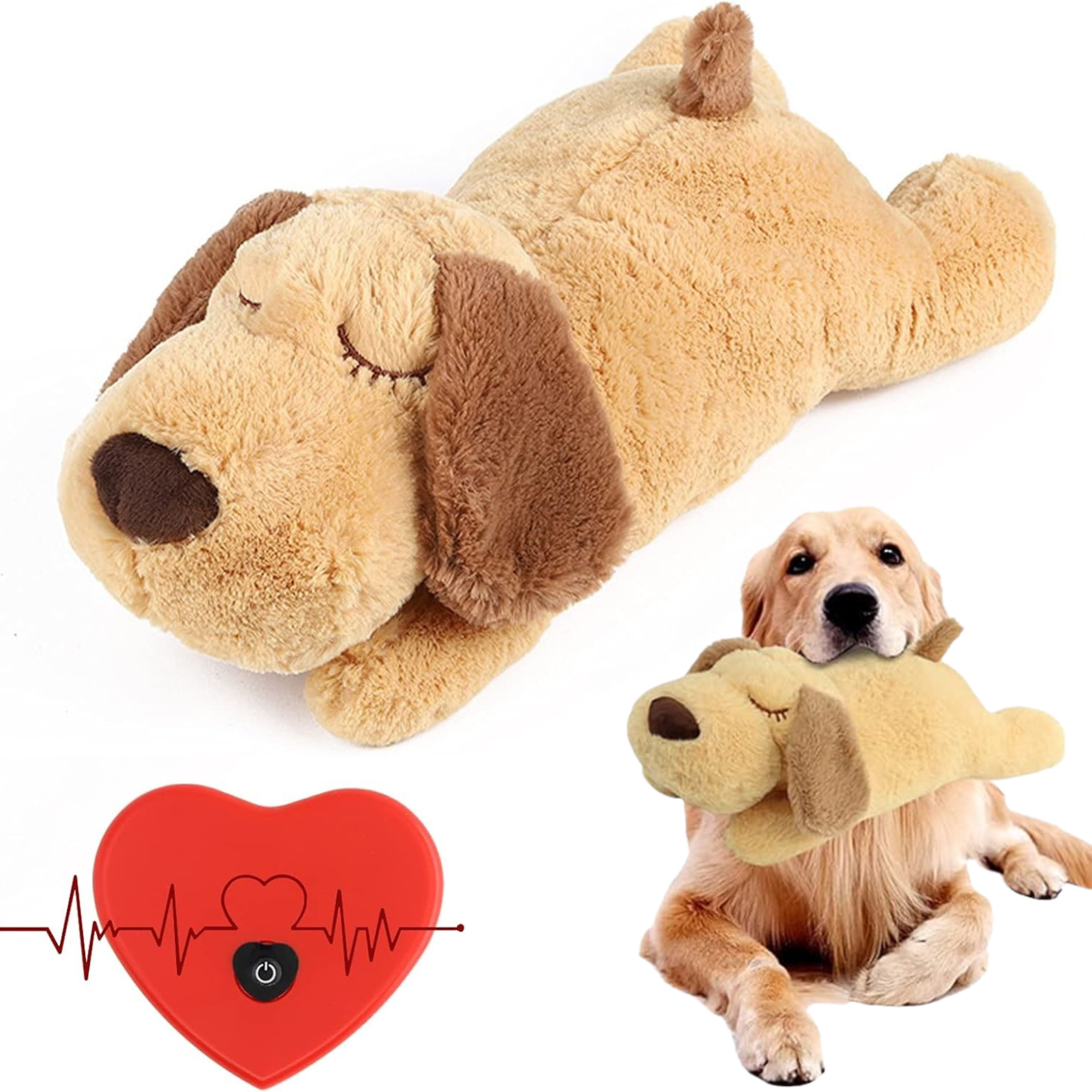 Newthinking Puppy Heartbeat Stuffed Toy